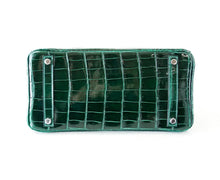 Load image into Gallery viewer, Birkin 30 Bag Emeraude Emerald Porosus Crocodile Palladium