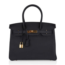 Load image into Gallery viewer, Birkin 30 Bag Black Togo Leather with Gold Hardware