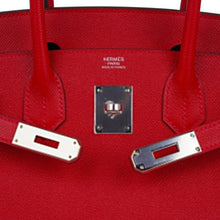 Load image into Gallery viewer, Birkin 30 Bag Rouge Casaque Epsom Leather with Palladium Hardware