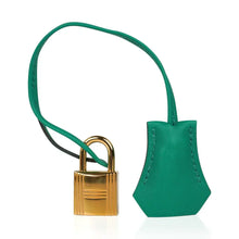 Load image into Gallery viewer, Birkin 25 Bag Vert Vertigo Swift Gold Hardware