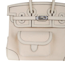 Load image into Gallery viewer, Birkin 25 Cargo Nata Toile Goeland Bag Swift Leather Trim Limited Edition