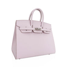 Load image into Gallery viewer, Birkin 25 Bag Sellier Mauve Pale Epsom Leather with Palladium Hardware