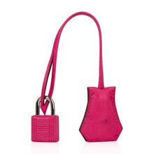Load image into Gallery viewer, Birkin 25 Rose Tyrien Ostrich Bag Palladium Hardware