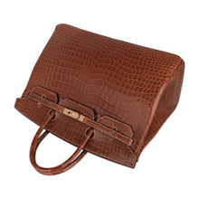 Load image into Gallery viewer, Birkin 40 Bag Rare Fauve Matte Porosus Crocodile Gold Hardware