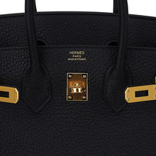Load image into Gallery viewer, Birkin 25 Bag Black Togo Leather with Gold Hardware