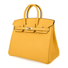 Load image into Gallery viewer, Birkin 25 Bag Jaune de Naples Novillo Gold Hardware