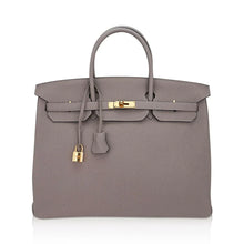 Load image into Gallery viewer, Birkin 40 Gris Asphalte Bag Gold Hardware Togo Leather