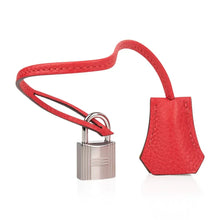 Load image into Gallery viewer, Verso Birkin 30 Bag Rouge Tomate &amp; Natural Sable Togo Leather with Palladium Hardwre