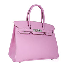 Load image into Gallery viewer, Birkin 30 Bag Mauve Sylvestre Epsom Leather with Palladium Hardware