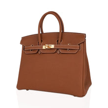 Load image into Gallery viewer, Birkin 25 Bag Gold Togo Leather with Gold Hardware