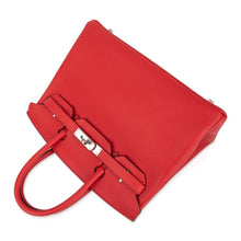 Load image into Gallery viewer, Verso Birkin 30 Bag Rouge Tomate &amp; Natural Sable Togo Leather with Palladium Hardwre