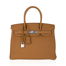 Load image into Gallery viewer, Birkin 30 Bag Bronze d’Or Togo Leather Palladium Hardware