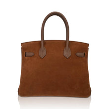 Load image into Gallery viewer, Limited Edition Birkin 30 Grizzly Bag Alezan Permabrass Hardware
