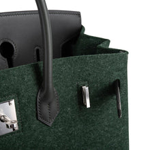 Load image into Gallery viewer, Birkin 35 Limited Edition Bi-Color Vert Anglais Feutre Vert Cypress Swift