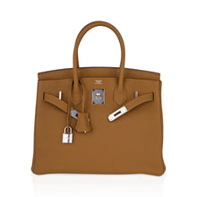 Load image into Gallery viewer, Birkin 30 Bag Bronze d’Or Togo Leather Palladium Hardware