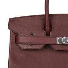 Load image into Gallery viewer, Birkin 30 Bag Bordeaux Epsom Palladium Hardware