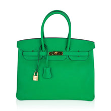 Load image into Gallery viewer, Birkin 35 Bag Bamboo Togo Leather with Gold Hardware