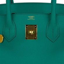 Load image into Gallery viewer, Birkin 30 Bag Vert Jade Epsom Leather with Gold Hardware