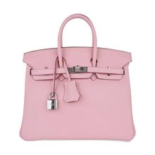 Load image into Gallery viewer, Birkin 25 Bag Rose Sakura Palladium Hardware Rare