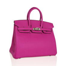 Load image into Gallery viewer, Verso Birkin 25 Bag Magnolia Capucine Togo Leather with Palladium Hardware