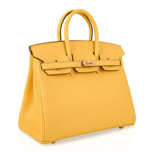 Load image into Gallery viewer, Birkin 25 Bag Jaune de Naples Novillo Gold Hardware
