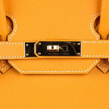 Load image into Gallery viewer, Birkin 35 Bag Yellow Jaune D’Or Candy Limited Edition Epsom Permabrass