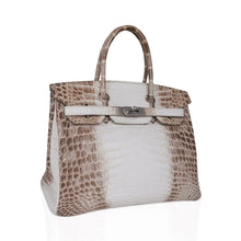 Load image into Gallery viewer, Birkin 30 Bag Himalaya Blanc Crocodile Palladium Hardware