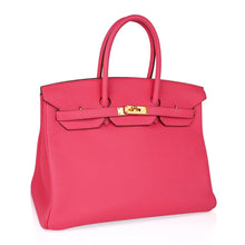 Load image into Gallery viewer, Birkin 35 Bag Rose Lipstick Pink Togo Gold Hardware