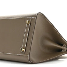 Load image into Gallery viewer, Birkin Sellier 30 Etoupe Epsom Quilted Epsom Leather