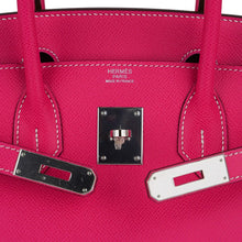 Load image into Gallery viewer, Birkin 30 Bag Rose Tyrien Candy Epsom Limited Edition Palladium