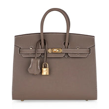 Load image into Gallery viewer, Birkin Sellier 25 Etoupe Gold Hardware Epsom Leather New w/Box