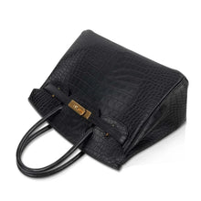 Load image into Gallery viewer, Birkin 30 Bag Black Matte Alligator Gold Hardware