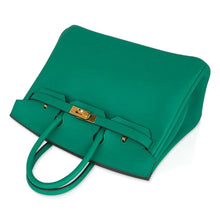 Load image into Gallery viewer, Birkin 25 Bag Vert Vertigo Swift Gold Hardware