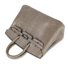 Load image into Gallery viewer, Birkin 25 Bag Gris Agate Lizard Palladium Hardware VERY Rare