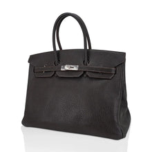 Load image into Gallery viewer, Birkin 35 Bag Cocoan Brown Chevre Leather with Palladium Hardware