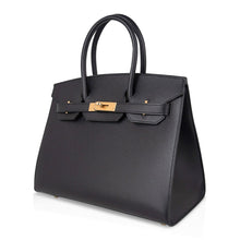 Load image into Gallery viewer, Birkin Sellier Limited Edition 30 Bag Black Veau Graine Monsieur Laiton