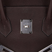 Load image into Gallery viewer, Birkin 35 Bag Ebene Barenia Faubourg Leather with Palladium Hardware