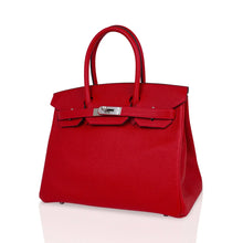 Load image into Gallery viewer, Birkin 30 Bag Rouge Casaque Epsom Leather with Palladium Hardware