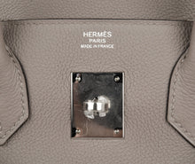 Load image into Gallery viewer, Birkin 30 Bag Gris Asphalte Togo Palladium Hardware