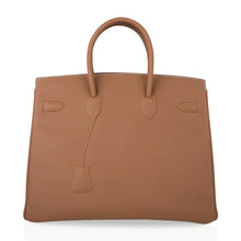Load image into Gallery viewer, Shadow Birkin 35 Bag Limited Edition Gold Evercalf Leather New