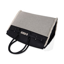 Load image into Gallery viewer, Birkin Fray Fray 35 Bag Black Swift Leather / Toile Limited Edition