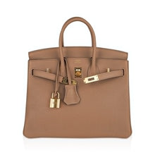 Load image into Gallery viewer, Birkin 25 Bag in Chai Togo Leather with Gold Hardware