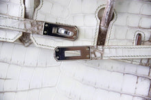 Load image into Gallery viewer, Birkin 25 Bag Blanc Himalaya Exquisite Jewel Palladium Hardware