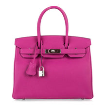 Load image into Gallery viewer, Birkin 30 Bag Rose Pourpre Pink Togo Palladium