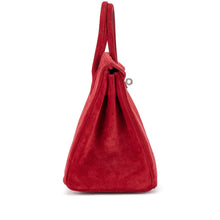 Load image into Gallery viewer, Birkin 25 Palladium Hardware Rouge Vif Doblis