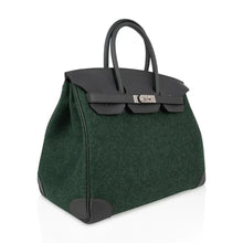 Load image into Gallery viewer, Birkin 35 Limited Edition Bi-Color Vert Anglais Feutre Vert Cypress Swift