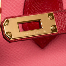 Load image into Gallery viewer, Birkin 25 HSS Bag Rose Azalee Rouge Casaque Epsom Gold Hardware