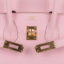 Load image into Gallery viewer, Birkin 25 Bag Rose Sakura Swift Gold Hardware Rare