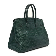 Load image into Gallery viewer, Birkin Vert Titien Matte Alligator Gold Hardware