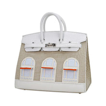 Load image into Gallery viewer, Limited Edition Birkin 20 Faubourg Sellier Bag Neige (Snow) White Matte Alligator